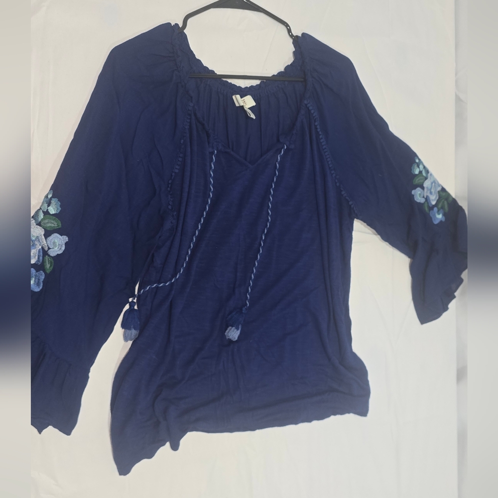 Vintage America Royal Blue Top